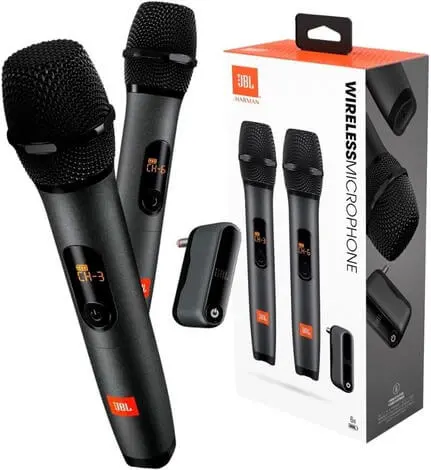 Caixa de som JBL Wireless Microphone (Duplo)